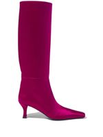 Proenza Schouler bottes Trap satinés - Violet