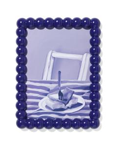 HEMA Fotolijst 15x20cm Bolletjes Blauw (blauw)