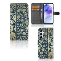 Samsung Galaxy A55 Hoesje Beige Flowers