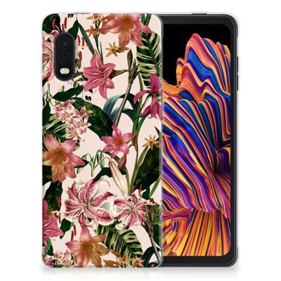 Samsung Xcover Pro | TPU Case | Flowers