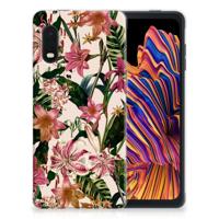 Samsung Xcover Pro | TPU Case | Flowers