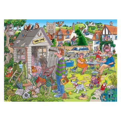 Wasgij Destiny 28 Legpuzzel - De Mancave van Pa, 1000st.