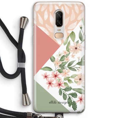 Sweet heaven geometrics: OnePlus 6 Transparant Hoesje met koord
