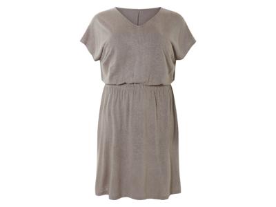 esmara Linnen damesjurk (Taupe, XL (48/50))