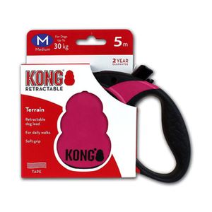 KONG Retractable Leash Terrain - M - Roze