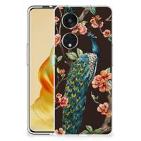OPPO Reno8 T 5G | TPU Hoesje | Pauw met Bloemen