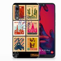 Huawei P20 Pro | Silliconen Back Cover | Postzegels Huawei P20 Pro | Silliconen Back Cover | Postzegels