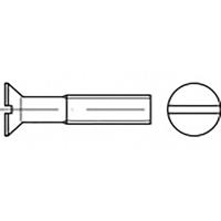 TOOLCRAFT TO-6867894 Verzonken schroeven M3 16 mm Sleuf RVS V4A A4 200 stuk(s)