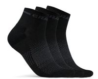 Craft Core Dry Mid Sock 3-pack Zwart 46-48 Zwart