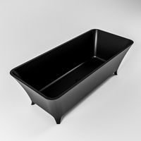 Vrijstaand bad Mondiaz Lundy | 170x75 cm | Solid surface | Ovaal | Urban