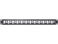 DeLOCK Keystone Patchpanel 19" 24 Port patchpaneel - thumbnail