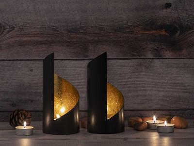 Waxinehouder Lysa set van 2 stuks
