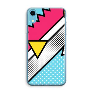 Pop Art #3: iPhone XR Transparant Hoesje