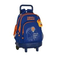 Schoolrugzak met Wielen Compact Valencia Basket M918 Blauw Oranje (33 x 45 x 22 cm)