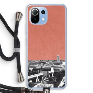 Marrakech Skyline : Xiaomi Mi 11 Lite Transparant Hoesje met koord