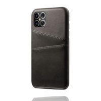 Casecentive Leren Wallet back case iPhone 12 Pro Max Black - 8720153792264