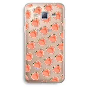 Just peachy: Samsung Galaxy J3 (2016) Transparant Hoesje