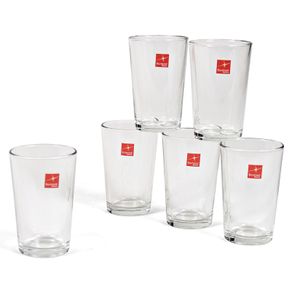 6x Stuks drinkglazen/waterglazen 180 ml