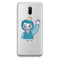 Zwaai: OnePlus 6 Transparant Hoesje