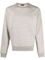 TOM FORD sweat à effet chiné - Gris