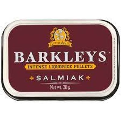 Barkleys Barkleys - Liquorice Pellets Salmiak 20 Gram