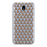Poop emoji: Samsung Galaxy J5 (2017) Transparant Hoesje