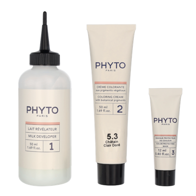 Phyto Phytocolor Permanent Color 5.3 Châtain Clair Doré Haarverf 112 ml