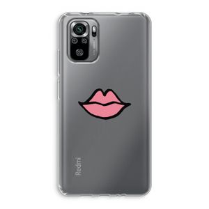 Kusje: Xiaomi Redmi Note 10S Transparant Hoesje