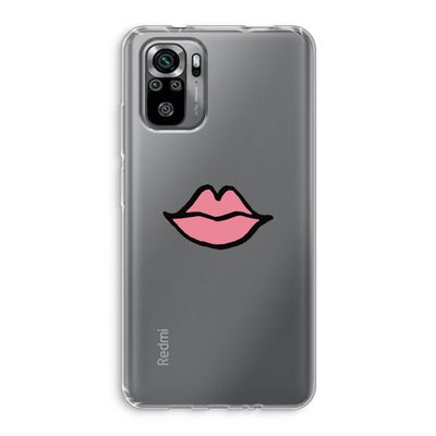 Kusje: Xiaomi Redmi Note 10S Transparant Hoesje