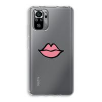 Kusje: Xiaomi Redmi Note 10S Transparant Hoesje