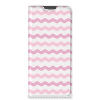 OPPO A54s | A16 | A16s | Hoesje met Magneet | Waves Roze
