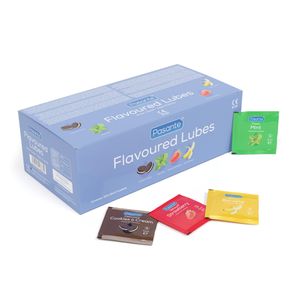 Pasante Flavoured Lubes - 4 Sachets Glijmiddel Met Smaak 4 stuks