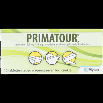 Primatour Middelen tegen Reisziekte 10 Tabletten bij Jumbo