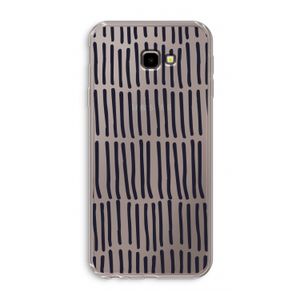 Moroccan stripes: Samsung Galaxy J4 Plus Transparant Hoesje