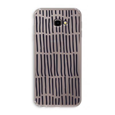 Moroccan stripes: Samsung Galaxy J4 Plus Transparant Hoesje