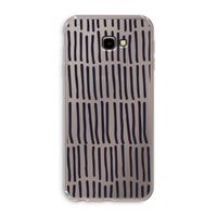 Moroccan stripes: Samsung Galaxy J4 Plus Transparant Hoesje