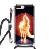 Last Unicorn: iPhone 7 PLUS Transparant Hoesje met koord