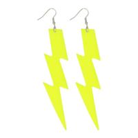 Boland Oorbellen flash neon geel