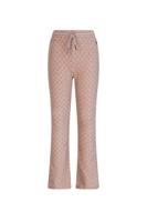 NoNo winter velvet flare broek meisjes - groen - Sady - AOP, rib