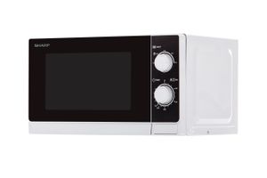 Sharp Home Appliances R-200WW Aanrecht Solo-magnetron 20 l 800 W Zwart, Wit