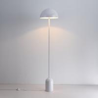 Staande lamp Avela bianco - E27-fitting - 25W - Mushroomlamp - Paddenstoel - Metaal - IP20 voor binnen