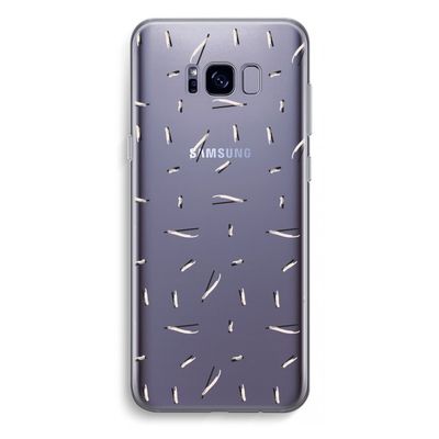 Hipster stripes: Samsung Galaxy S8 Plus Transparant Hoesje