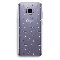 Hipster stripes: Samsung Galaxy S8 Plus Transparant Hoesje