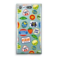 Fruitsticker: Sony Xperia XZ1 Compact Transparant Hoesje Fruitsticker: Sony Xperia XZ1 Compact Transparant Hoesje