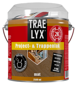 Trae Lyx Project- en Trappenlak mat