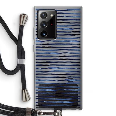 Verrassende lijnen: Samsung Galaxy Note 20 Ultra / Note 20 Ultra 5G Transparant Hoesje met koord