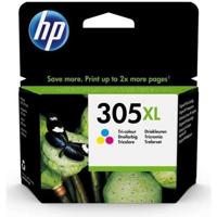 HP 305XL originele driekleurige inktcartridge met hoge capaciteit voor HP DeskJet 2300/2700 / Plus 4100, ENVY 6000 / Pro 6400 (3YM63AE)