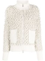 Fabiana Filippi cardigan brodé de sequins - Blanc - thumbnail