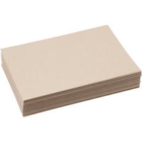 Creativ Company Gerecycled karton, a4, vel 210x297 mm, 225 gr, grijs bruin, 125 vel/ 1 doos