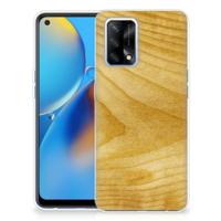 OPPO A74 4G | Bumper Hoesje | Licht Hout